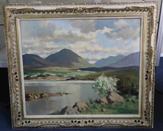 § Maurice Canning Wilks (1911-1984) Lough Gitane, Killarney, Co. Kerry 25 x 30in.